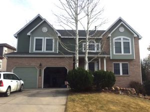 Anthonys Painting Exterior Siding Dark Green White