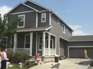 Anthonys Painting Exterior Siding Grey White