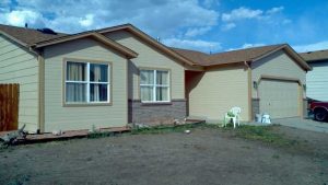 Anthonys Painting Exterior Siding Yellow Tan
