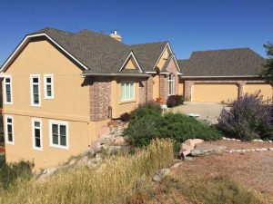 Anthonys Painting Stucco Cream Side View